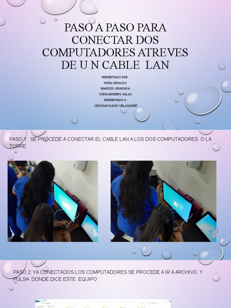 Conectar Dos PCs con Cable LAN | PDF | Informática