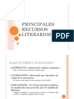 2.1 Principales Recursos Literarios