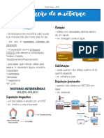 Resumo de Química - Métodos de Separação de Misturas