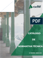 Catálogo Normativa Técnica ADIF Enero 2023