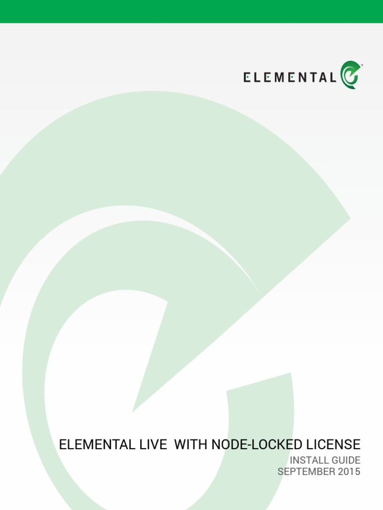 Elemental Live Node-Locked License Install Guide R4 | PDF | Ip Address ...