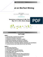 Tutorial On Bio Text Mining Krallinger PDF