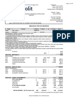 Costo Unitario Conservacion