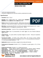 Datasheet Sonometro Clase 1 Bswa BSW 308 Español