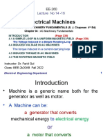 EE-260 Lecture 14 To 16 AC Machinery