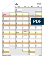 Calendario 2022 Horizontal 2 Paginas Lineal2