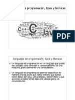 Lenguajes de Programación, Tipos y Técnicas