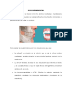 Oclusión Dental