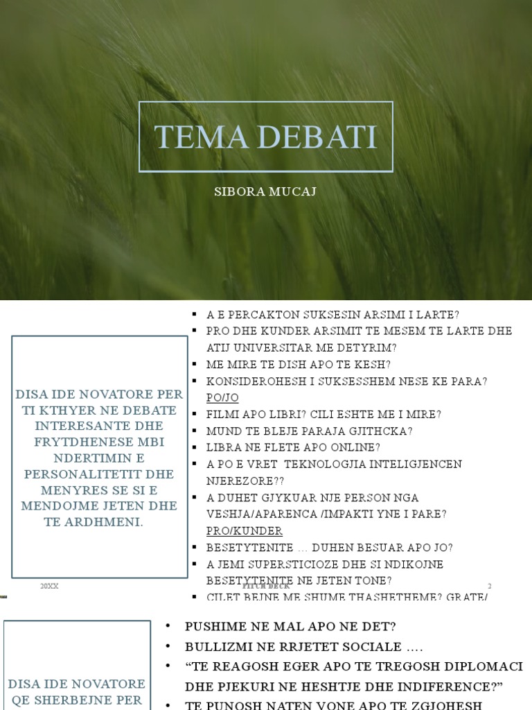 Tema Debati | PDF