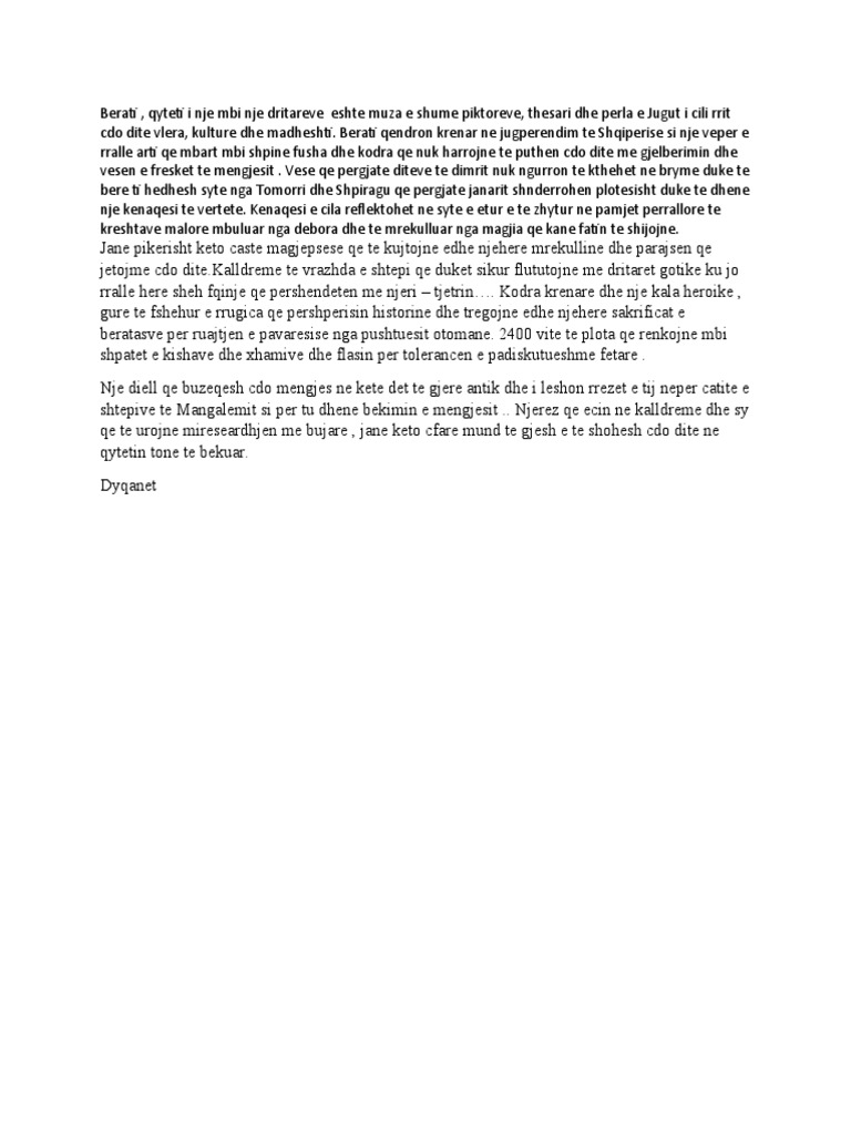 Berati | PDF