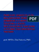 Poruchy Sekrécie Slín, Žalúdka, Vracanie A Vredy PDF