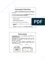 Dissociação Eletrolítica: Iônicas