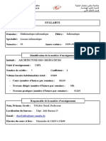 L2 Architecture Dordinateur