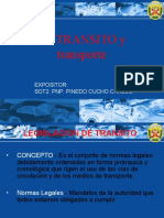 Transito Vehicular y El Transporte