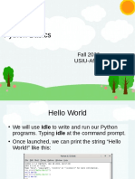 1 PythonBasics