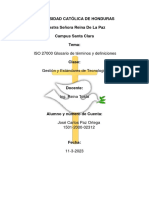 Jose Paz - ISO 27000 Glosario de Términos y Definiciones PDF
