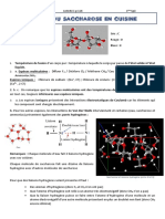 Fusion Du Saccharose en Cuisine