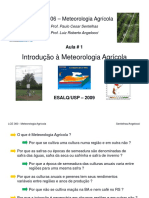 LCE 306 Meteorologia Agricola Prof Paulo