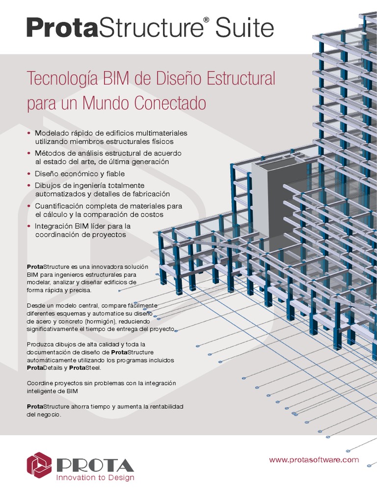 ProtaStructure Brochure2021 Spanish | PDF | Fundación (Ingeniería ...