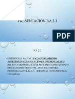 RA 2.3 Presentación