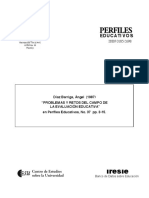 Problemas y Retos Del Campo de La Evaluación Educativa - Díaz Barriga, A.