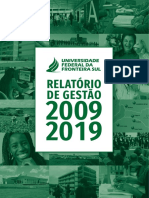 Relatório de Gestão 2009-2019 da UFFS