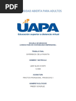 Experiencia de pasantía en contabilidad