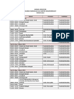 Jadwal Kegiatan Daurah Marhalah Ula Santri Sma/Sederajat TAHUN 2023