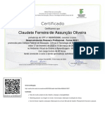 Desenvolvimento - Pessoal - e - Profissional - Turma - 20221-Certificado Claudete PDF