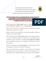 Instrucciones para La Elaboración Del Trabajo