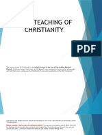 Central Teachings of Christianity