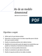 Algoritmo Diseño Modelo Dimensional