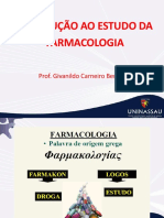 Aula de Numero 01 - Introdução A Farmacologia