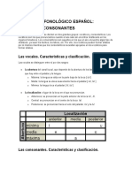 2.5 El Sistema Fonológico Español