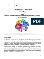 Administración de La Producción II Trabajo Final 2021 PDF