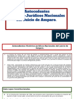 Antecedentes Histórico-Jurídicos Nacionales Del Juicio de Amparo.