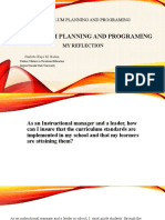 Cur Plan and Dev 2nd Report Reflection S.badon