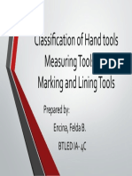 Classification of Hand Tools