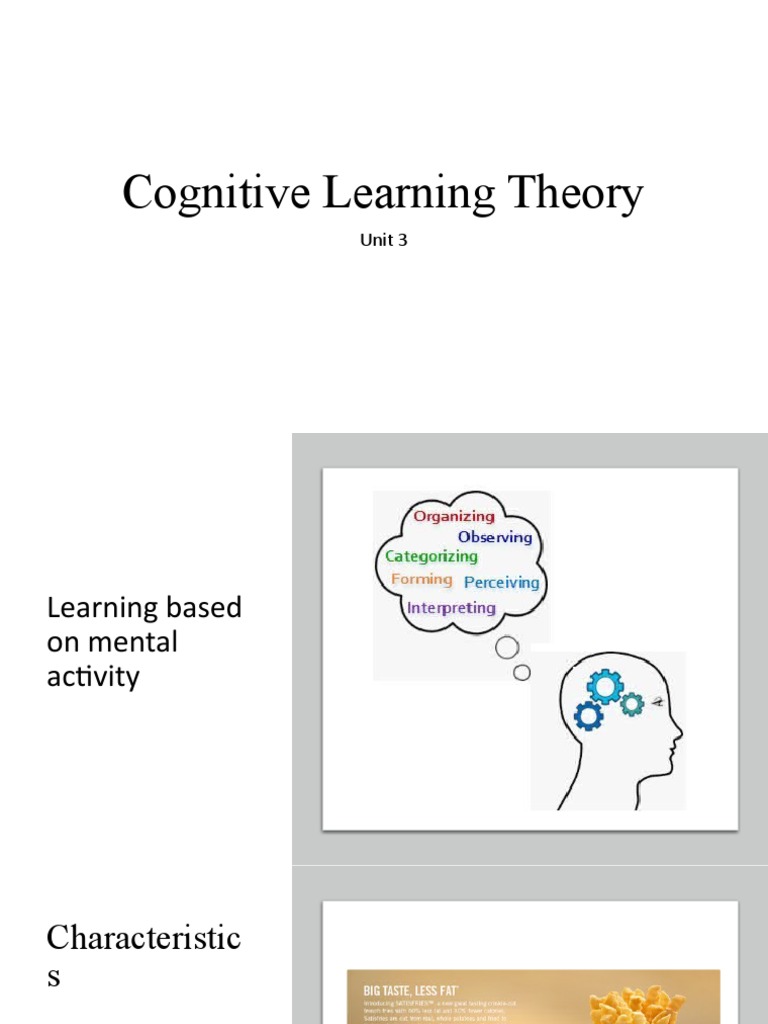 Cognitive Learning in Consumer Behavior | PDF