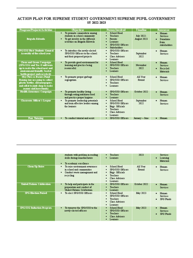 Budlaan Integrated School Action Plan | PDF | Teachers | Cognition