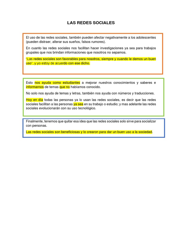 Beneficios y Riesgos de las Redes Sociales | PDF | Ciencias sociales