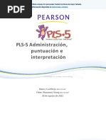 Evaluación de Habilidades Lingüísticas PLS-5 | PDF | Lengua española ...