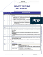 Reglement Technique F2000 - Application Au 12.09.2022 - CD 25.07.2022 PDF