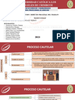 PROCESO CAUTELAR-semana 14 - PROCESAL DEL TRABAJO