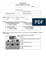 7° Prueba Diagnostica Ingles