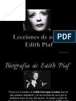 Edith Piaf - Biografia y Musica