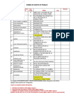 Conformacion de Equipos