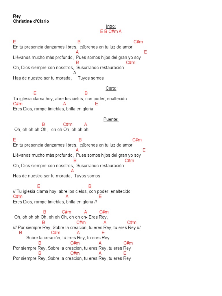 Rey Christine D'clario | PDF