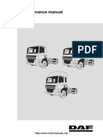 DAF CF85 Maintenance Manual