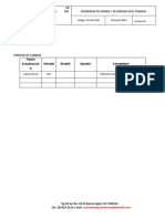 Programa de Higiene y Seguridad y Salud en El Trabajo